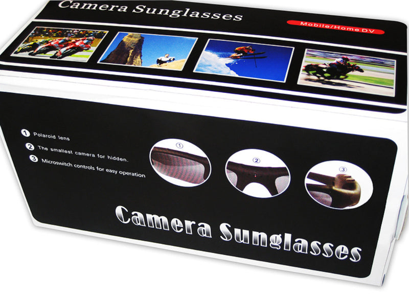 High Def DVR Spy Cam Sunglasses - 5hrs continues recording