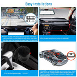 FHD 1080P Car DVR Dash Camera 9.66In Vehicle Driving Recorder w/ G Sensor Parking Monitoring Seamless Recording