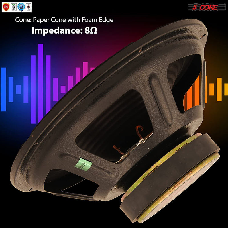 10 inch Car Audio Speaker Subwoofer 1000 Watt High Power Bass Surround Sound Stereo Sub woofer System DJ Sub Woofer Loudspeaker Wide Range Foam Edge Cone 4 ohms 120 mm 5 Core WF 10120
