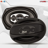 Car Speaker Coaxial 3 Way 6X9 Sold in Pair 1600 Watts PMPO Speakers for Car Audio Premium Quality 5 Core CS6993