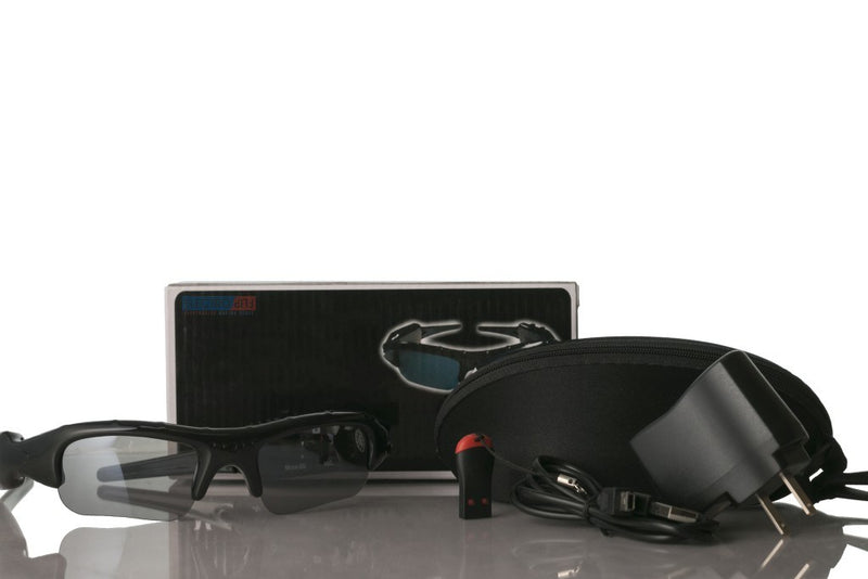 Surveillance Camera Sunglasses - support USB Charging
