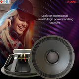 18 inch Subwoofer Replacement PRO DJ Speaker Sub Woofer Loudspeaker Wide Full Range Loud 2500W PMPO 107oz 8 Ohms 5 Core Ratings (18-220 04 AL)