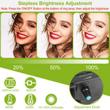 18" LED Ring Light 55W 3200K-5600K Dimmable Selfie Ring Light with Tripod Phone Holder