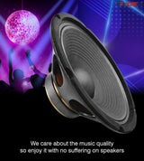 12 inch Subwoofer Replacement DJ Speaker Sub Woofer Loudspeaker Wide Full Range Loud 5 Core SP 12135 Ratings