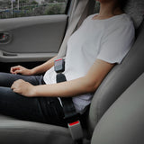 2Pcs Car Seat Belt Extender 14.37in Buckle Tongue Webbing Extension Safety Belt