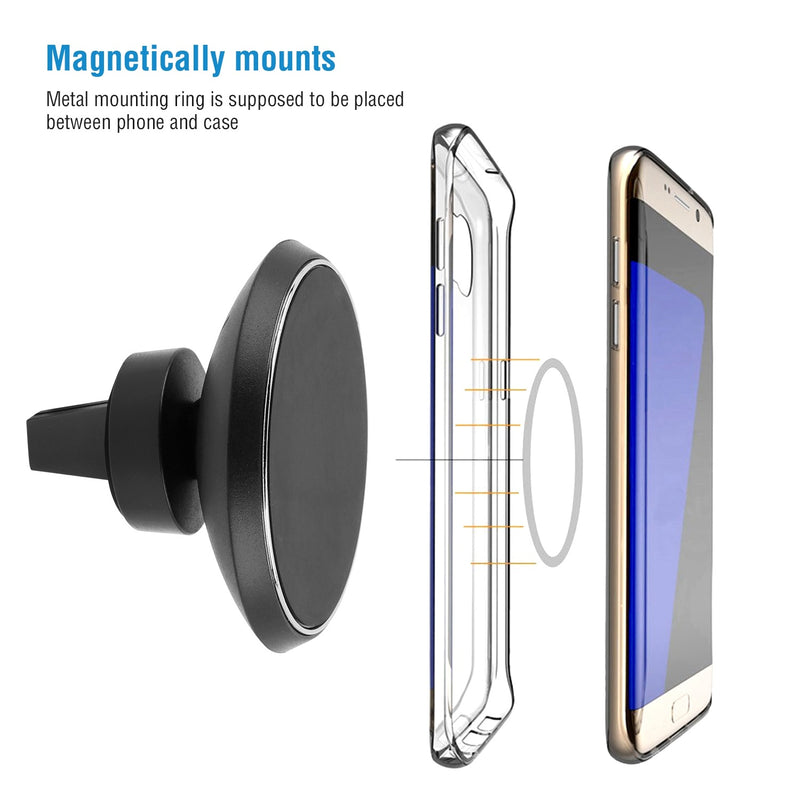 Qi Wireless Car Charger Magnetic Car Phone Charger 5W Charging Pad Air Vent Phone Mount Holder