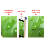 Phone Camera Lens Kit Magnetic 180°Fisheye Lens 0.67xWide Angle 10X Macro Lens