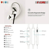 Premium Bluetooth Headphones,Bluetooth Earbuds Neckband Magnetic Wireless Bluetooth 5.0 Headphones Sweatproof & IPX7 Waterproof Earphones 12 Hours Playtime for Gym Workout 5 Core EP02 S