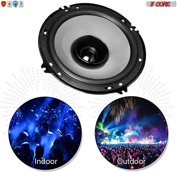 Car Speaker Coaxial 2 Way 5" Sold in Pair 500 Watts PMPO Full Range Speakers for Car Audio Premium Quality 5 Cor 0601