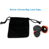 Phone Camera Lens Kit Magnetic 180°Fisheye Lens 0.67xWide Angle 10X Macro Lens