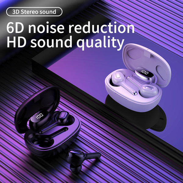 CYBORIS BT5.0 6D Stereo Sound Noise Reduction Earphone Long Standby Ergonomic Design For iPad IOS Android