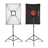 Kshioe Professional Photo Video Studio 500W Stepless dimming Continuous Barndoor Light Head Photography